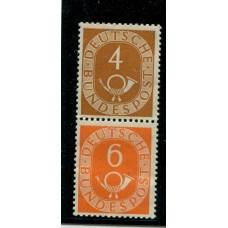ALEMANIA OCCIDENTAL 1949 ZUSAMMENDRUCKE MI. S1 NUEVA 20 EUROS